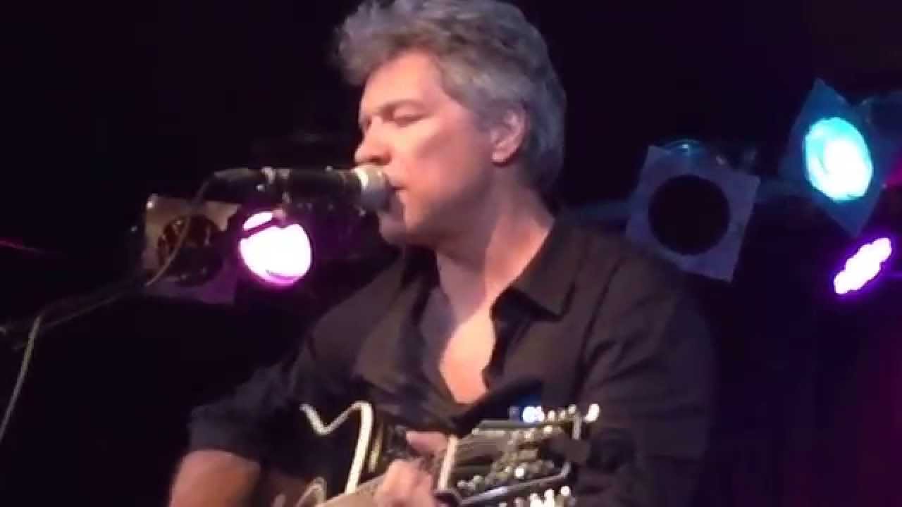 Jon Bon Jovi @ BBKing NYC July 18th 2015  - It's my life