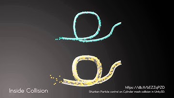 Shuriken Particle controll on Mesh collision in Unity3D