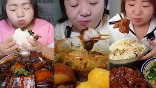 ASMR & MUKBANG WITH CHINA GIRL 🥖🍗😍😂❤ #easyrecipe #funnyshorts #villagefood screenshot 1