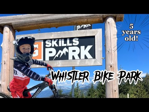 Riding Whistler Bike Park // July 2023 // Blue Velvet - Crank it Up // 5yrs old