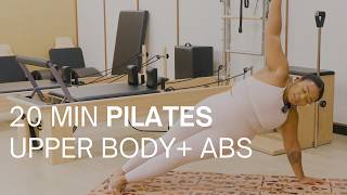 20 MIN UPPER BODY PILATES WITH WEIGHTS | Express Upper Body Workout | Pilates Arms Workout