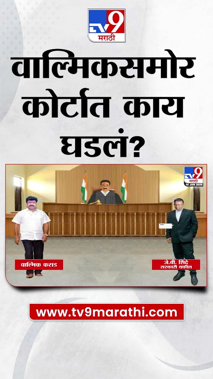 Walmik Karad समोर केज कोर्टात काय घडलं? Beed Case | Santosh Deshmukh