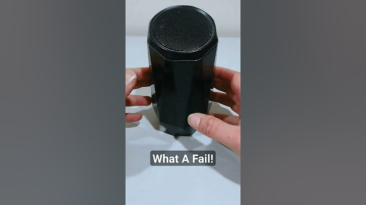 Big Tech Fail! Worst Designed Bluetooth Speaker Ever. #viral #fail #shorts #trending #fyp  #sound