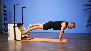 Handstand Flutterkick to Tendon Stretch with Running on the Pilates Chair