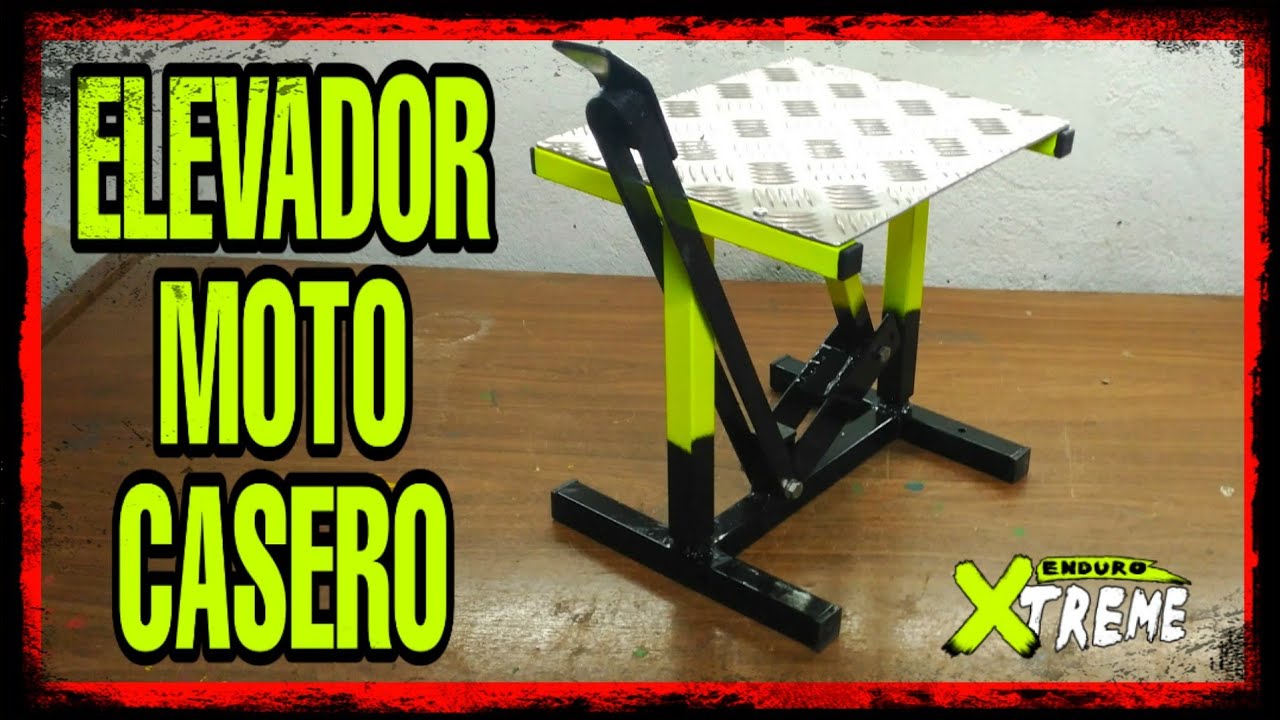 🔴 CABALLETE ELEVADOR para moto de campo CASERO [ home made Dirtbike stand  DIY ] 