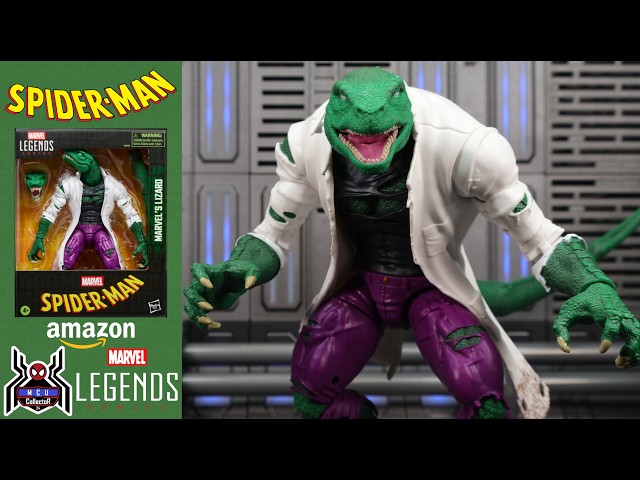 Marvel Legends LIZARD Dr Curt Connors Spider-Man Amazon Exclusive