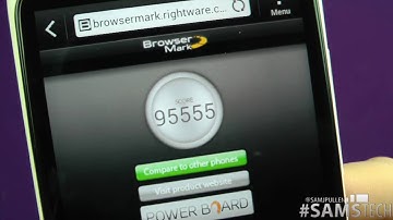 Samsung Galaxy S3 vs HTC One X - Browser Benchmark - Stock Browser
