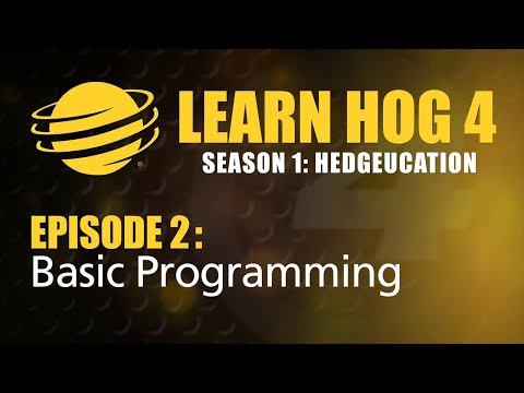 Learn Hog 4 Lesson 1.2 – Basic Programming