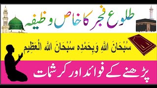 subhanallahi wa bihamdihi subhan allahilazeem 500 times/سبحان اللّٰہ وبحمدہ سبحان اللّٰہ العظیم 500