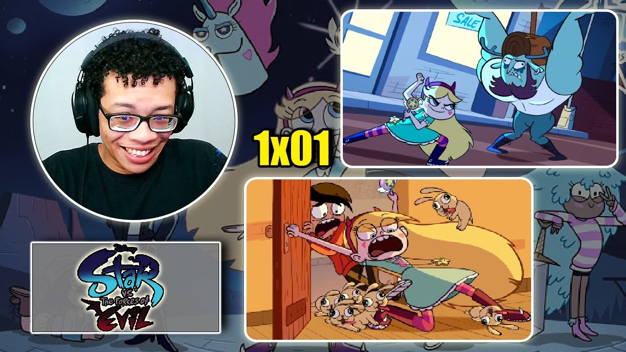 | STAR VEM PARA A TERRA | Star vs  As Forças do Mal 1X01 REACT