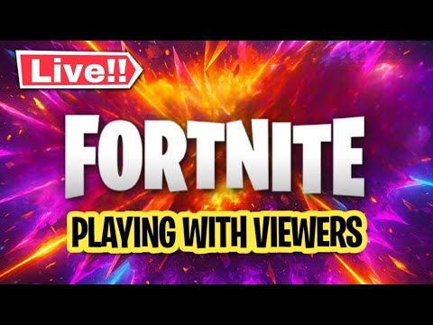 Fortnite Live Reload Playing With Viewers - Join Up!