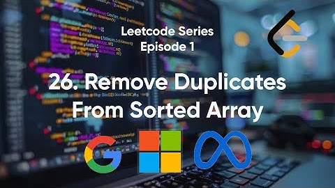 Remove Duplicates from Sorted Array/ #leetcode #leetcoder #dsa #problemsolving #beginnercoding #java