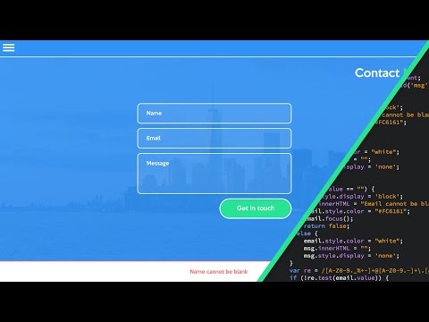 web-design-speed-art-+-speed-code---contact-form-(with-javascript-validation)