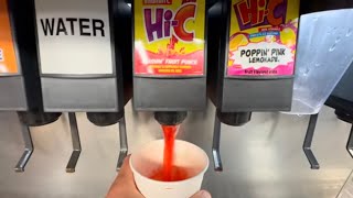 Mega Soda Refill Collection at Burger King Costco The Hat The Habit Grill POV ASMR screenshot 4