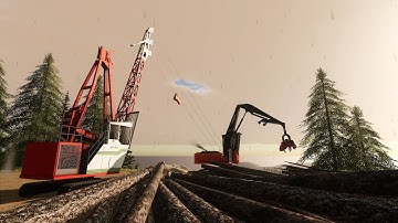 Live FS19 Logging on Bear Rock