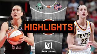 Highlights: Caitlin Clark, Kelsey Mitchell power Indiana Fever vs Liberty | WNBA on NBC | 8/11/2026