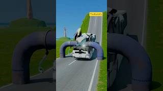 Impossible Bus Pipe Crash Test in BeamNG.drive 😱