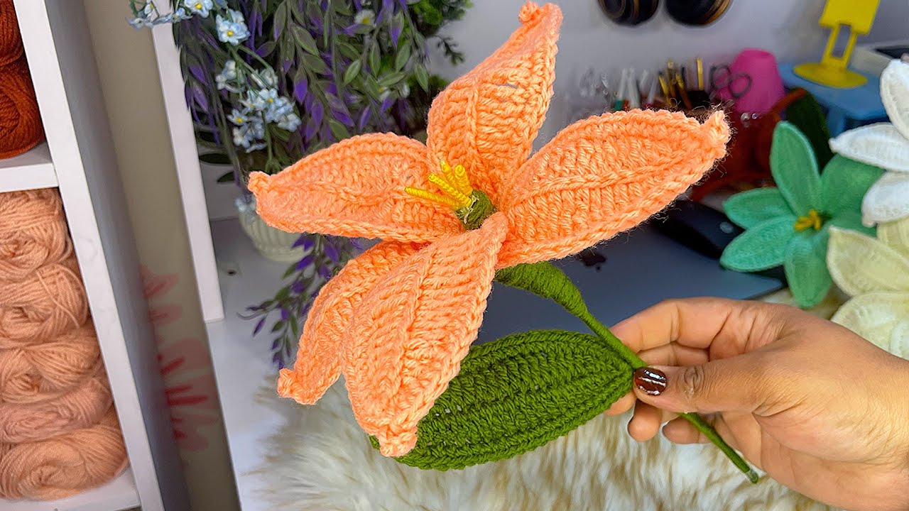 I Made a Blooming Crochet Tulip… WOW 😍🌷 Aesthetic & Beautiful