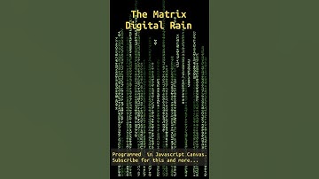 #shorts | The Matrix Digital Rain