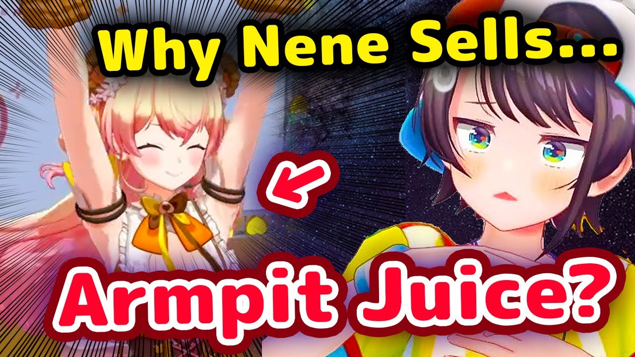 Oozora Subaru Reacts to Nene Selling Her Armpit Water【ENG Sub/Hololive】