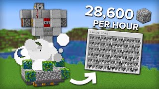 I Build the fastest stone farm in Minecraft Survival series