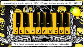 PHONK PIANO - Play It With Your Computer Keyboard
