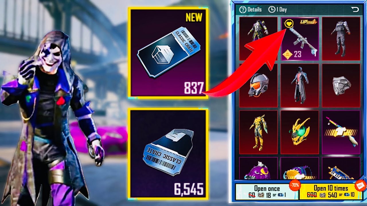 new premium crate opening pubg mobile 6545 Classic Coupon crate opening M416 glacier❄️supply opening