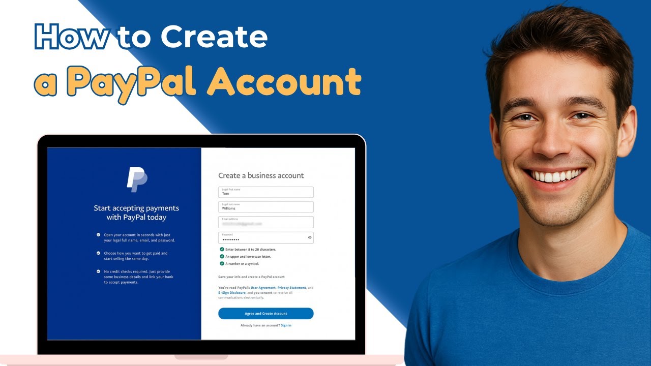 How To Create PayPal Account | Step-by-Step Tutorial