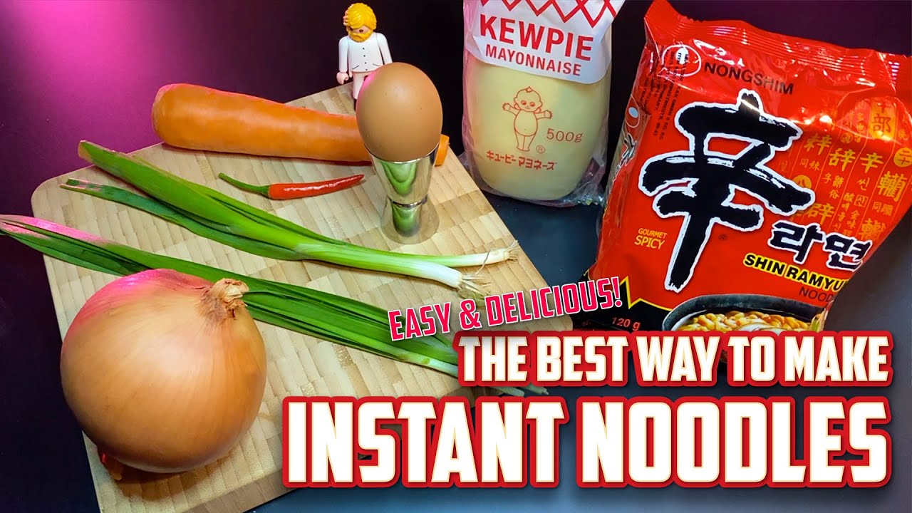 The best way to make INSTANT NOODLES. 🍜 Like a master! 