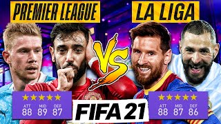 Premier League Xi Vs La Liga Xi In 2021  Fifa 21 Career Mode