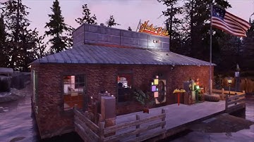 Nuka Cola Hut: Fallout 76 C.A.M.P Build