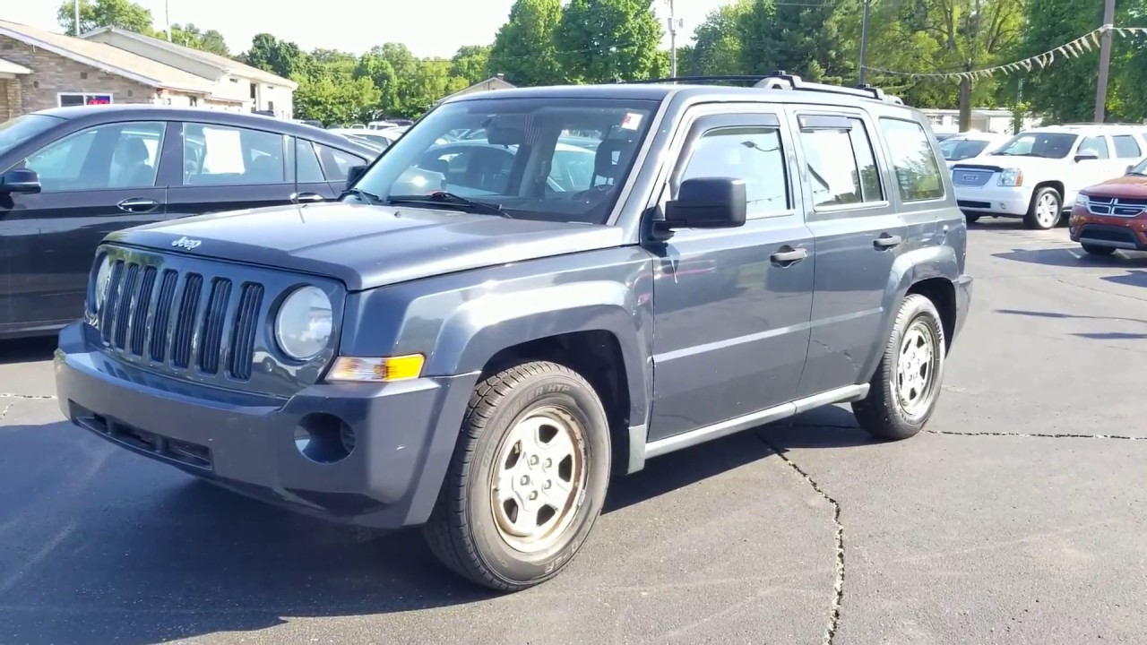 2008 Jeep Patriot Sport 4x4 LOW 108k Miles, Luggage Rack, Stk E6802