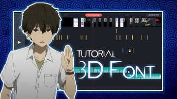 [Tutorial] How To Make 3D font | kinemaster #amv #kinemaster