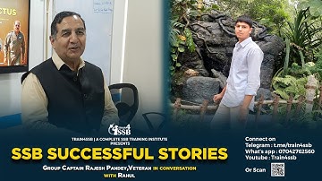 SSB Successful Stories |  Group Captain Rajesh Pandey in conversation with Rahul Trailer | Train4ssb