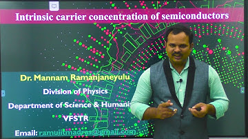 3.4 Intrinsic carrier concentration | Dr. Ramu Mannam
