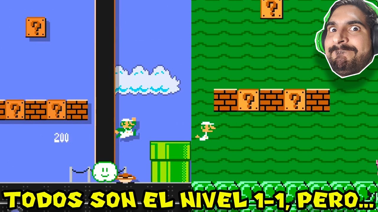 SUPER MUNDO DONDE TODOS LOS NIVELES SON EL 1-1, PERO... - Super Mundo Mario Maker 2 Pepe el Mago #1