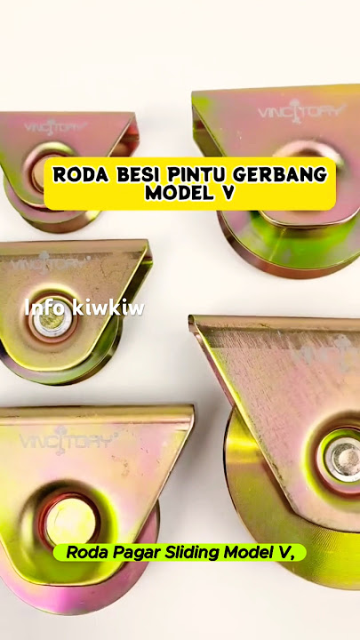 Roda pintu pagar besi