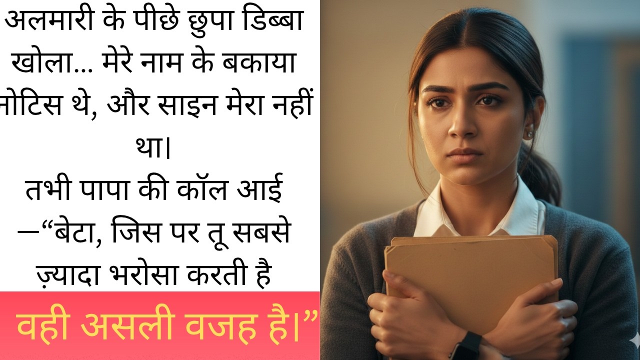 माँ ने मेरे नाम पर कर्ज़ लिया… और अलमारी के पीछे छुपा सच मिल गया | Hindi Story