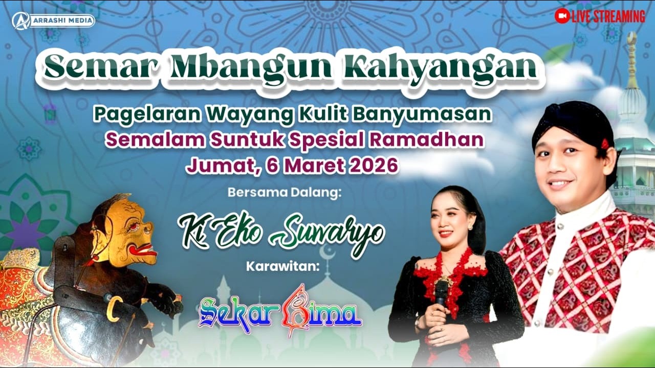 LIVE WAYANG KULIT DALANG KI EKO SUWARYO MALAM INI 6 MARET 2026‼️
