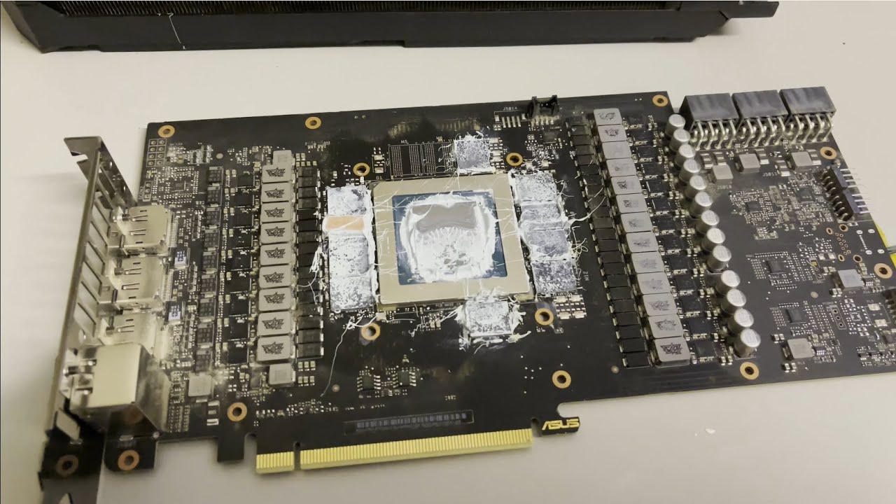 Used Too Thick Copper Plates on Strix RTX 3080 - Is it gone now? Damage? GDDR6X