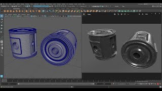 Autodesk Maya hard surface modeling practice 9