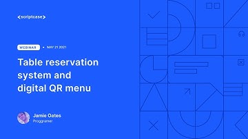 Scriptcase - Table reservation system and digital QR menu 1/3