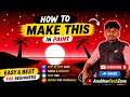 How to Draw Aesthetic Sunset in MS Paint 🌴✨| Sunset & Coconut Tree Scene |#art #mspaint #viral