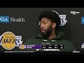 Anthony Davis Postgame Interview | Los Angeles Lakers lose to Denver Nuggets 129-118