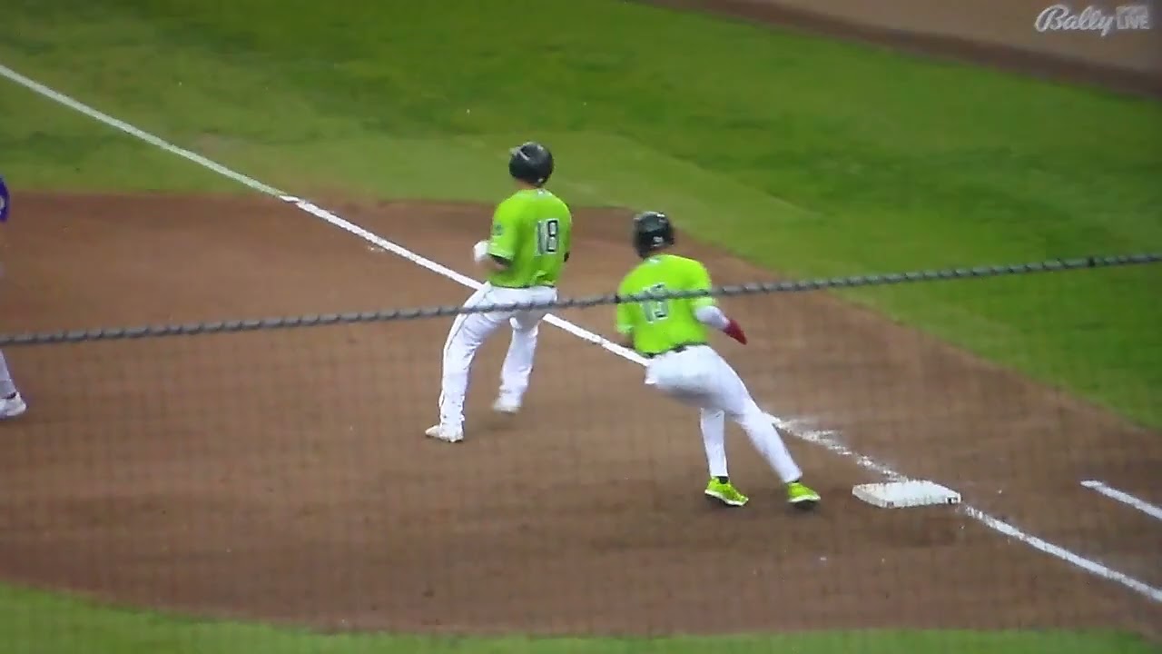 Gwinnett Stripers player hits home run but ruled out when passing teammate on bases, ejected arguing