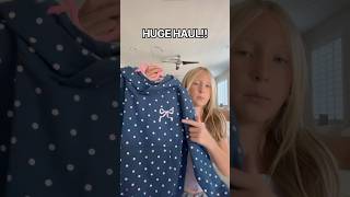 Middle School Back To School Clothes Haul 🛍️🎀💕 #preppy #haul #backtoschool