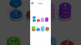 Hoop Stack Level 91 92 93 94 95 96 97 98 99 100 WalkThrough Solution Gameplay