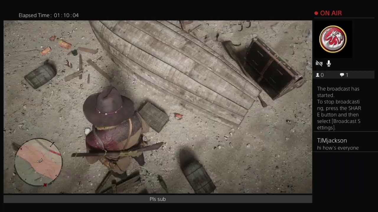Rdr2 ps4 trying to hit 100 subs stream - YouTube