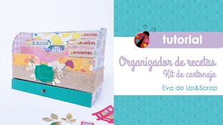 Organizador de recetas 🍅 Kit de cartonaje