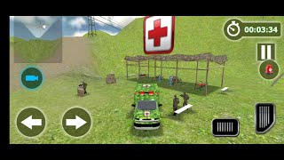 US Army Ambulance Rescue Simulator - Emergency Offroad Driver - Android Gameplay screenshot 3